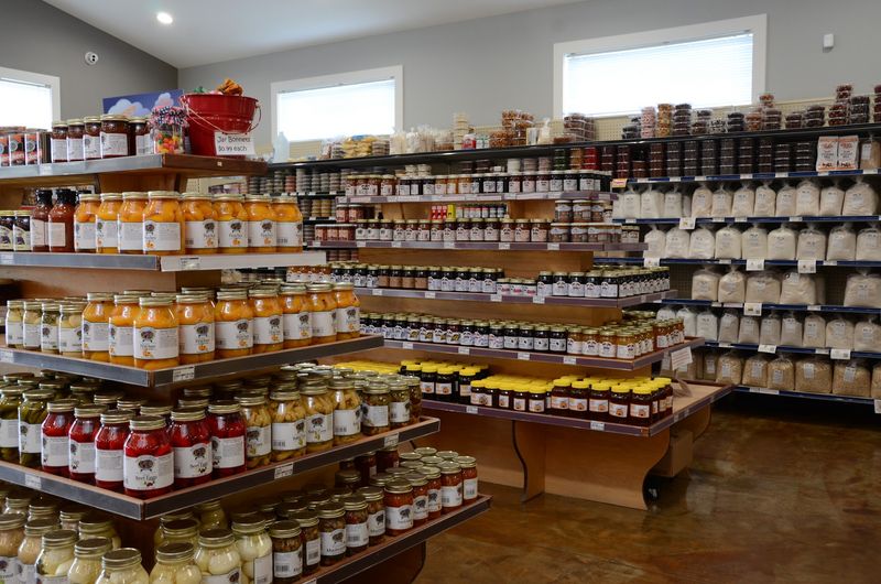 An Impressive Wall of Jams, Jellies, and Preserves