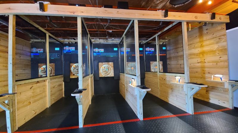 Axe Throwing Gives Older Guests A Different Challenge