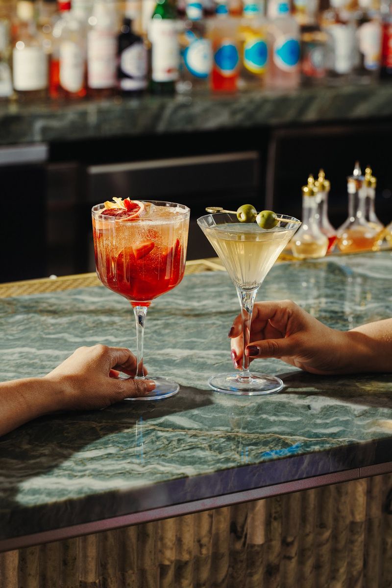 Bar seats add a different kind of romance