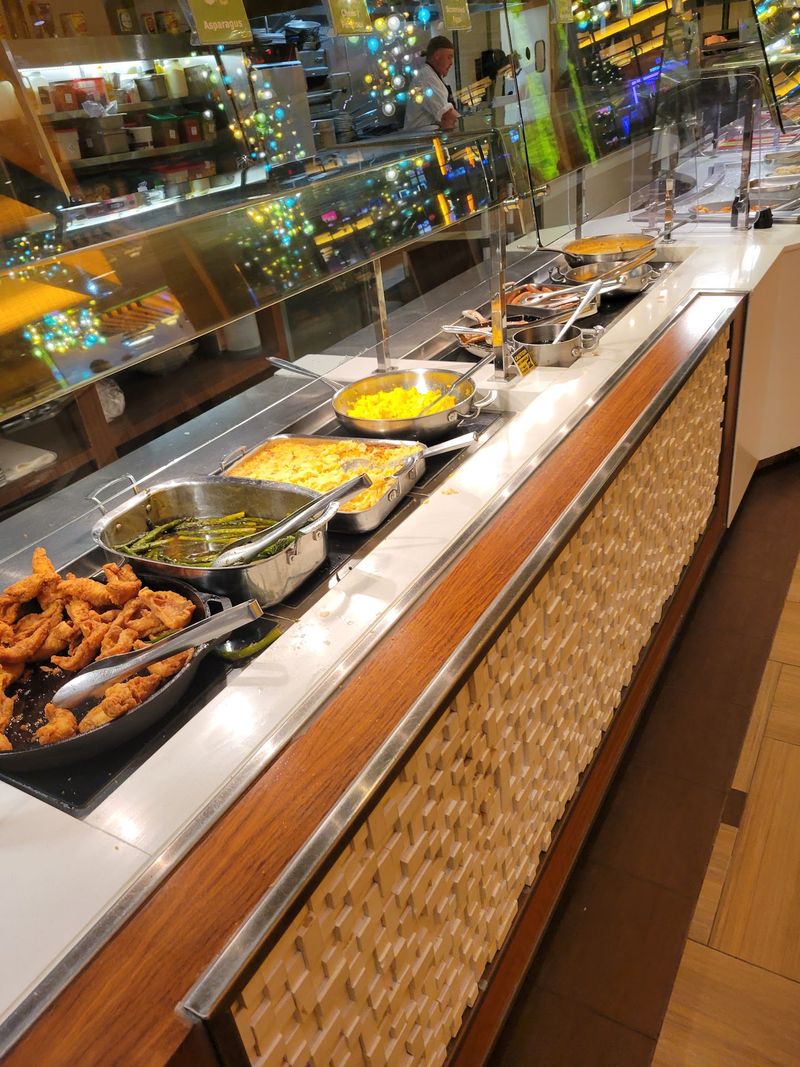 Beyond the headliners, the buffet stretches across several comfort-food lanes