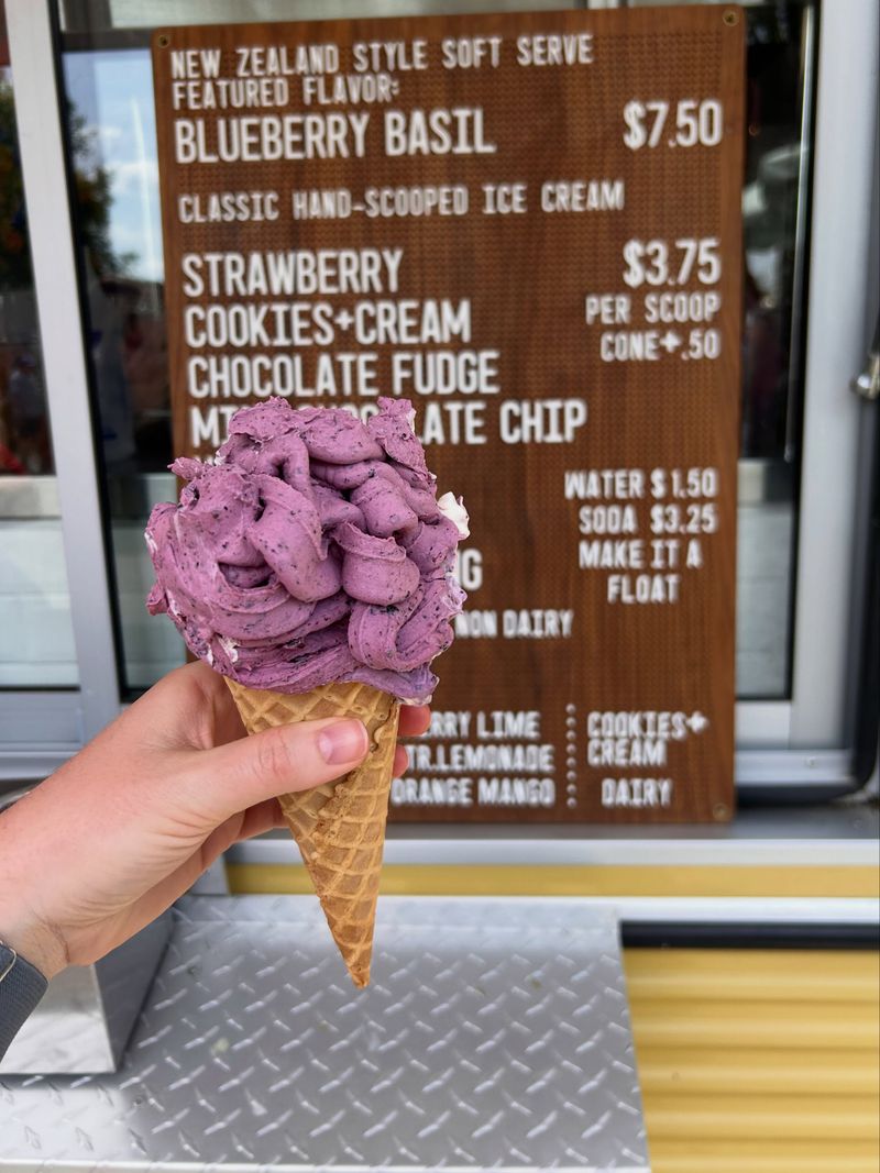 Blueberry Basil Ice Cream That Surprises First-Time Visitors Blueberry Basil Ice Cream That Surprises First-Time Visitors