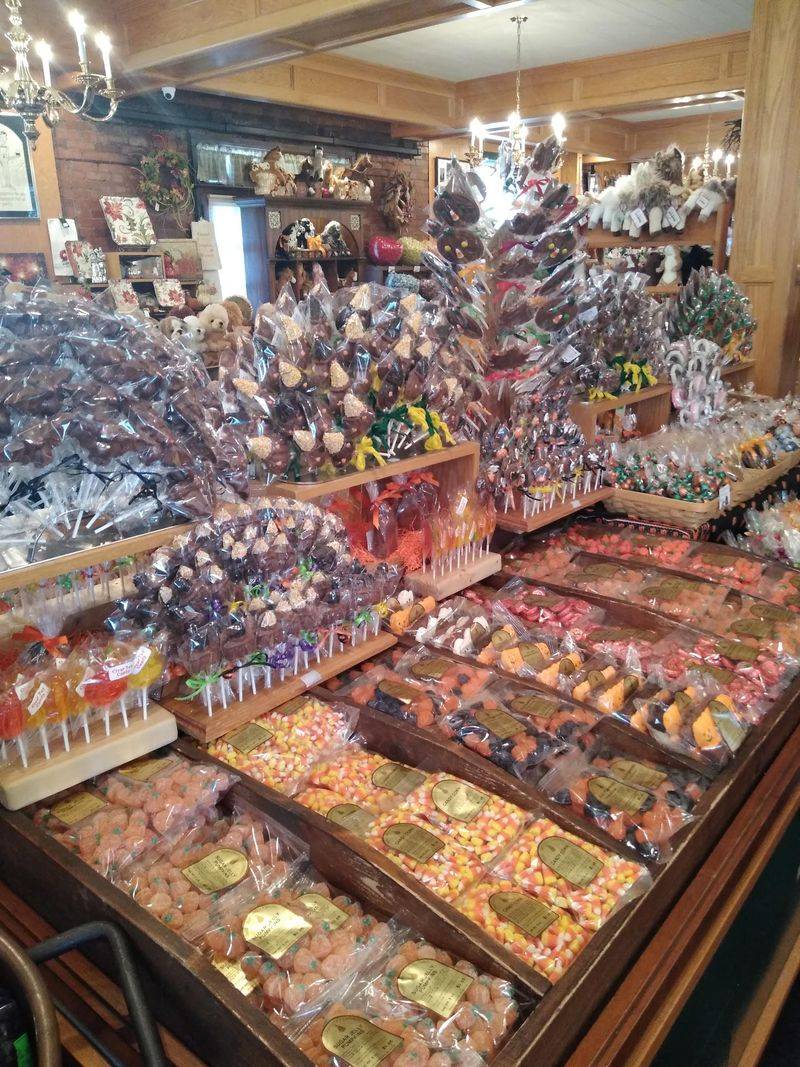 Brittle Caramels and Nostalgic Favorites Fill the Colorful Displays