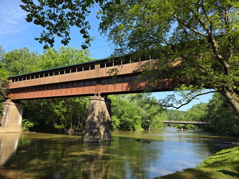 Built on an Old Railroad Trestle Built on an Old Railroad Trestle