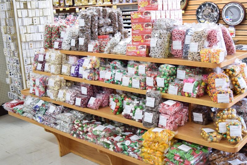 Candy Shelves With Old-School Charm