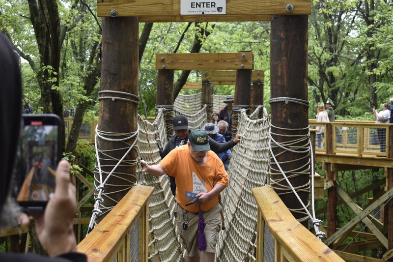 Canopy Walk At Blacklick Woods Metro Park, Reynoldsburg