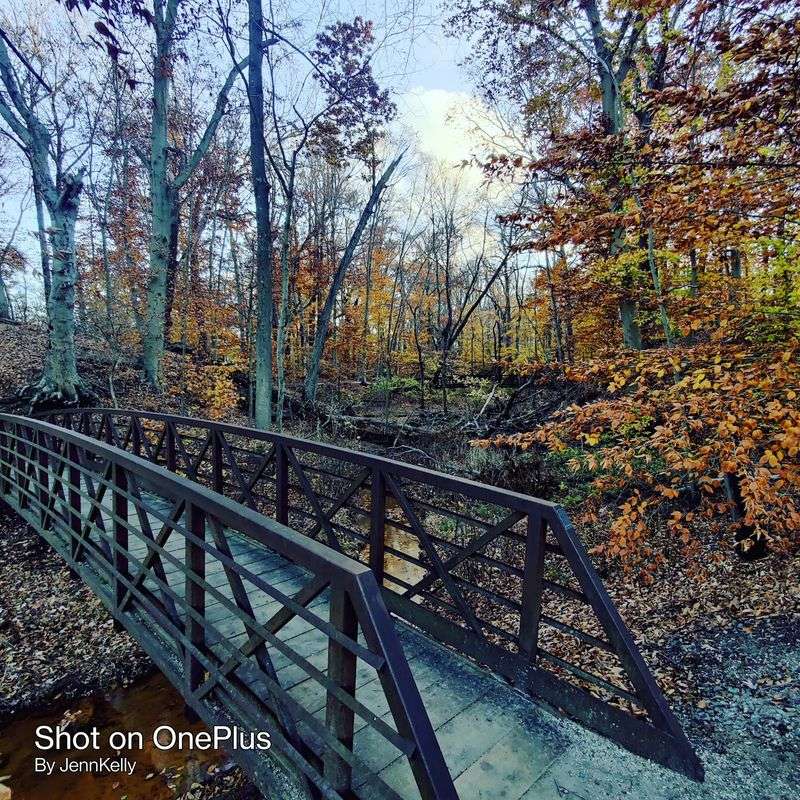 Creekside Trails and a Covered Bridge Add Natural Beauty to the Park Creekside Trails and a Covered Bridge Add Natural Beauty to the Park
