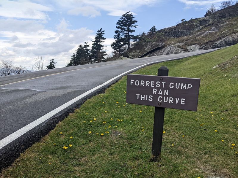 Forrest Gump Curve, Grandfather Mountain, Linville Forrest Gump Curve, Grandfather Mountain, Linville
