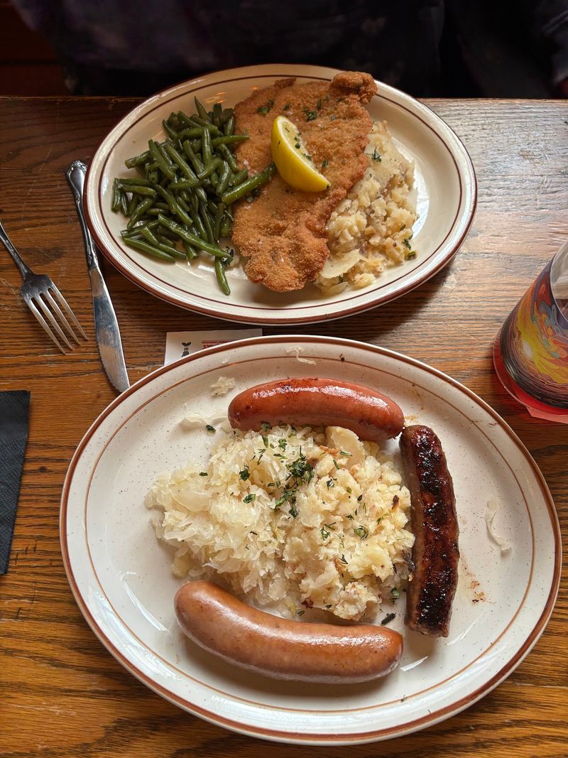 German comfort food still anchors the whole experience
