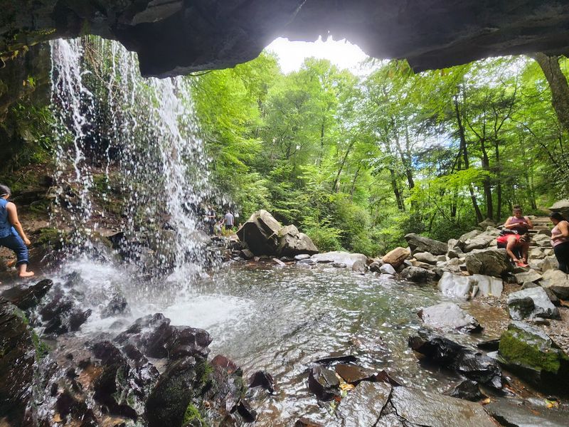 Grotto Falls via Trillium Gap Trail Grotto Falls via Trillium Gap Trail