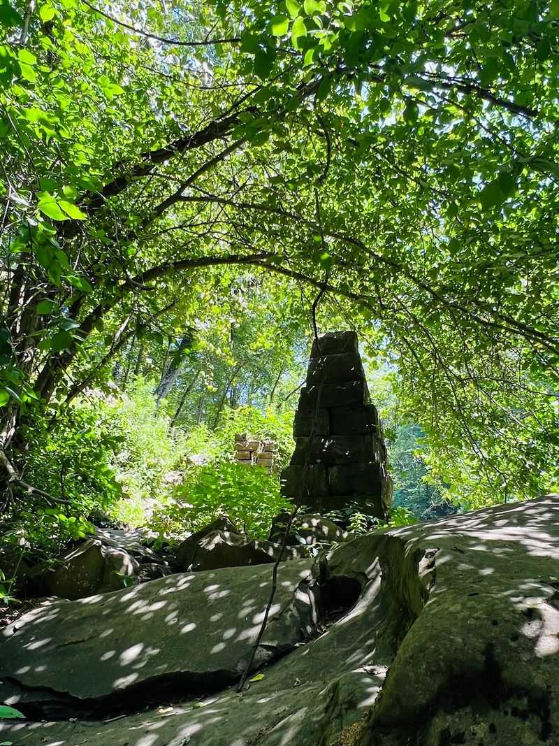 History Rises Right Beside The Creek