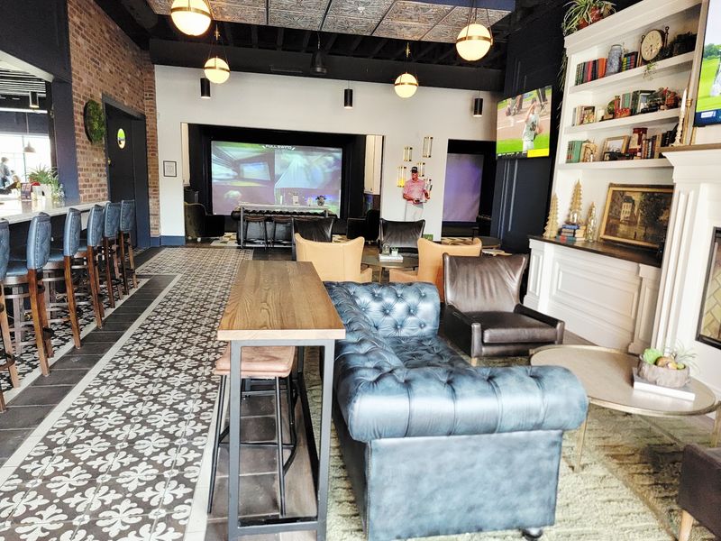 Inside, the room shifts from dinner spot to hangout zone
