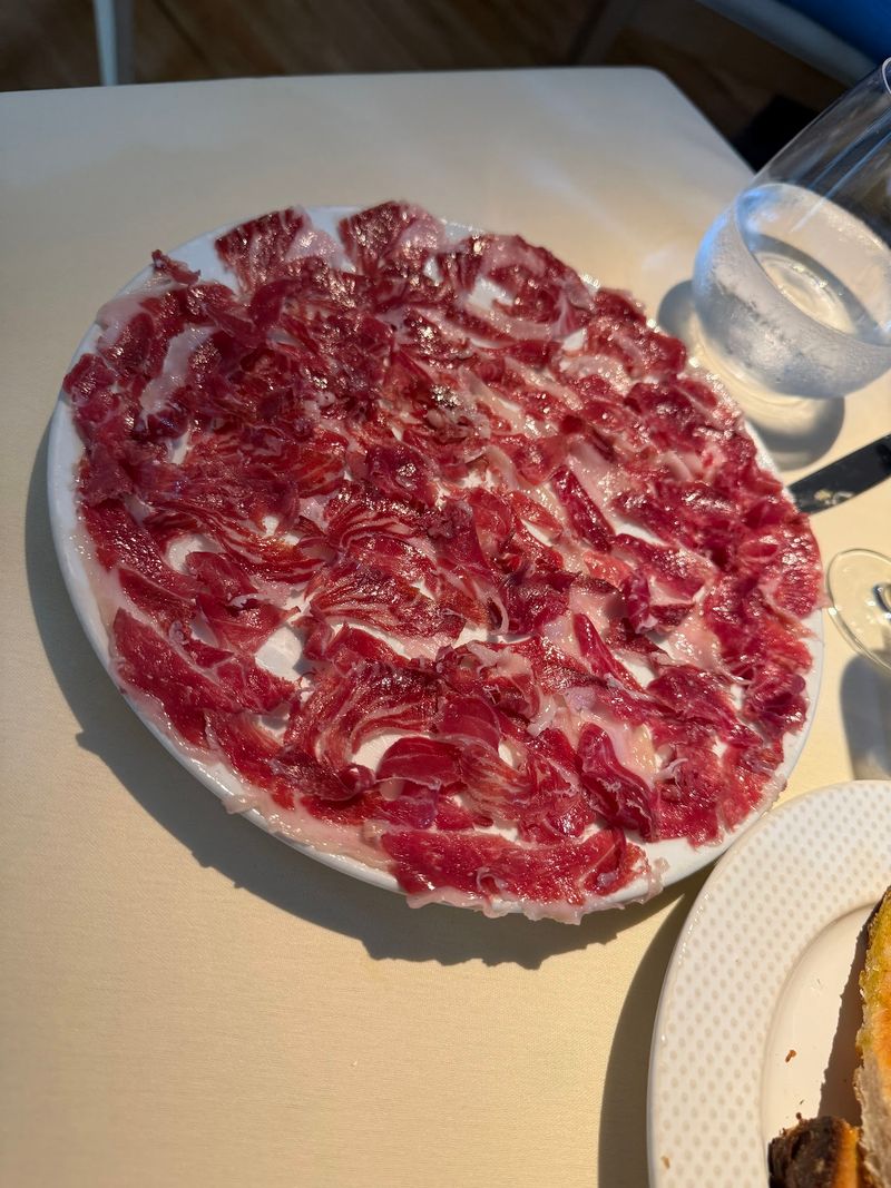 Jamon Iberico Sliced to Translucent Perfection Jamon Iberico Sliced to Translucent Perfection