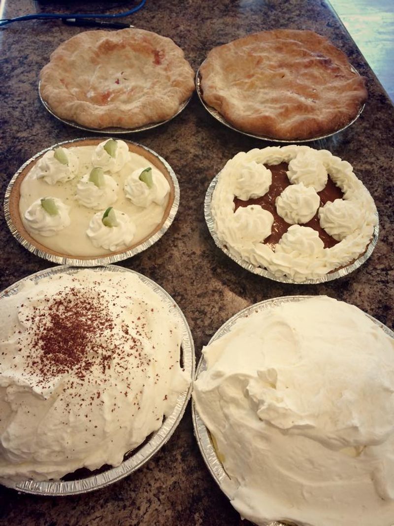 Just a little piece of pie is never little.