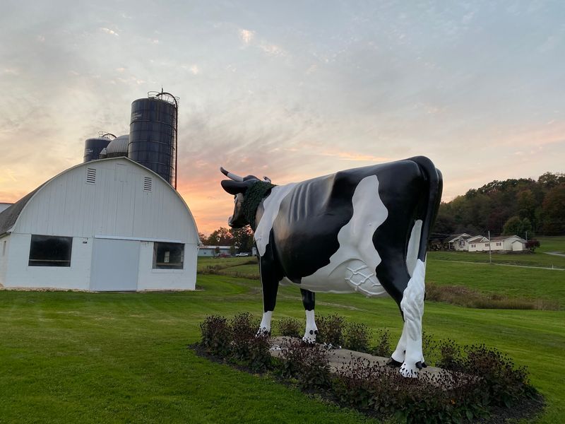 Local Dairy Spirit in Statue Form