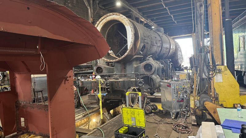 Locomotive 4070 Shows Restoration Up Close Locomotive 4070 Shows Restoration Up Close