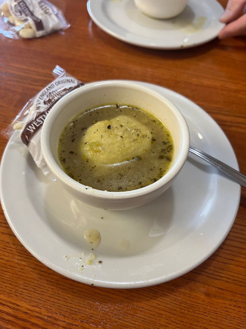 Matzo Ball Soup and Sides Round Out the Experience Matzo Ball Soup and Sides Round Out the Experience