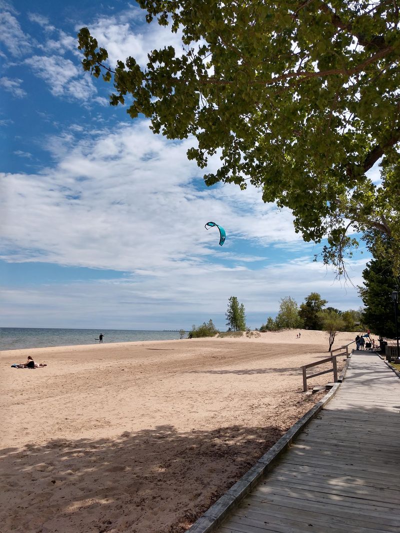 Michigan family extras packed into one beach park Michigan family extras packed into one beach park