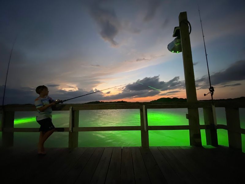 Night Fishing Piers and Stargazing