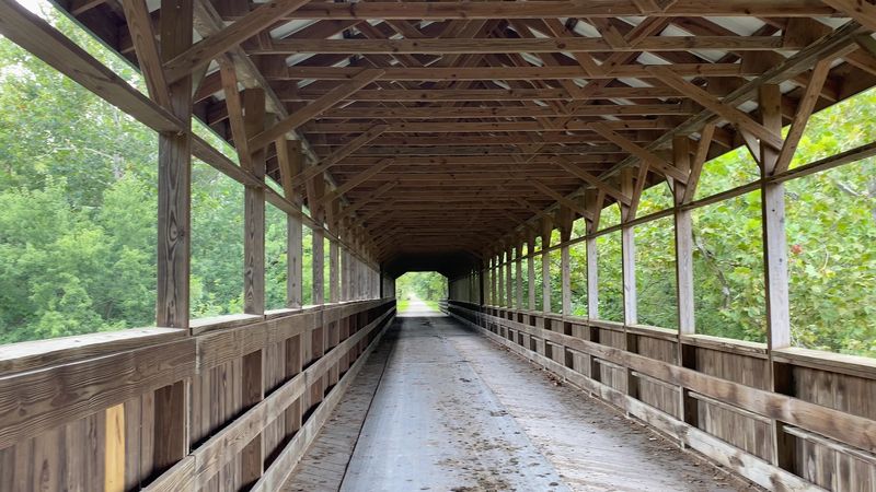 One of Ohio's Longest Covered Bridges One of Ohio's Longest Covered Bridges