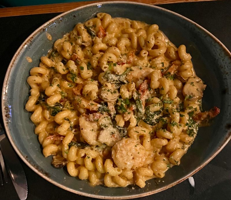 Pasta, pizza, and big plates built for appetite first Pasta, pizza, and big plates built for appetite first