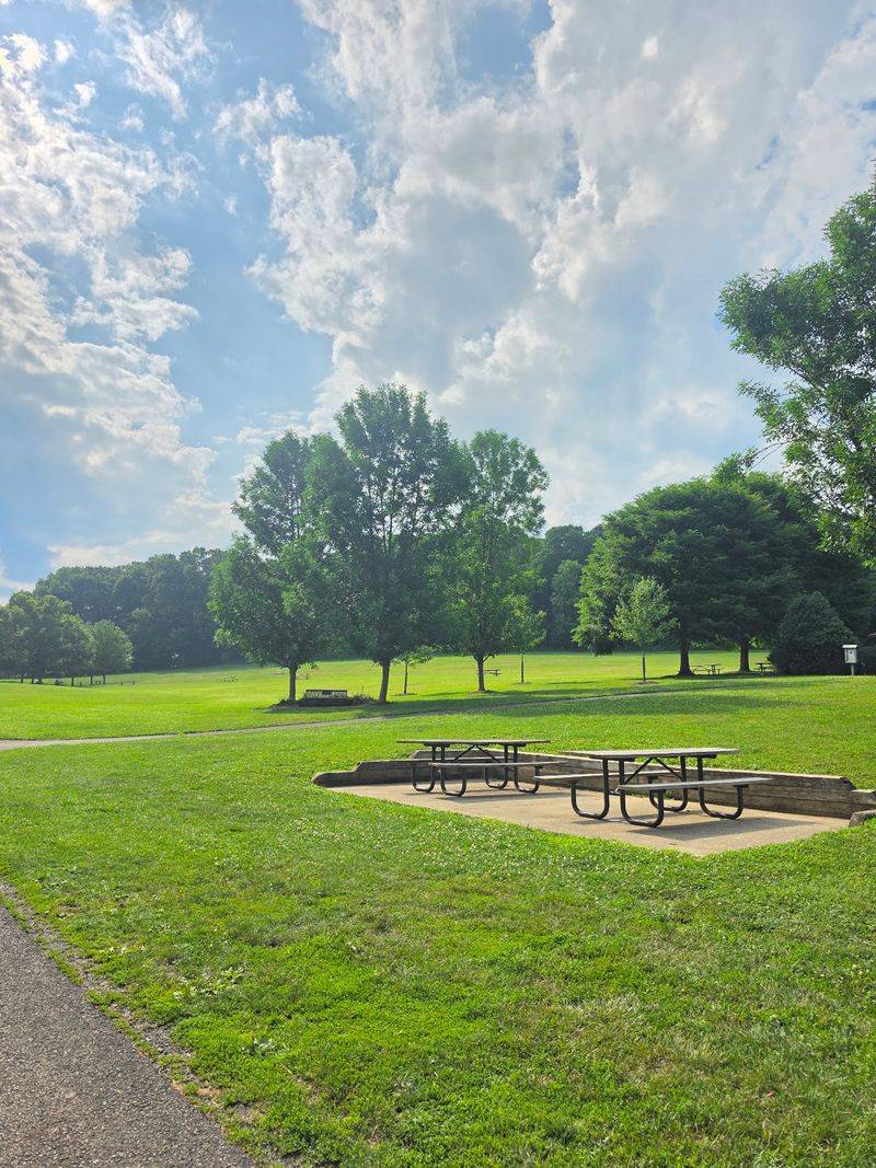 Picnic Tables and Wide Open Space Nearby Picnic Tables and Wide Open Space Nearby