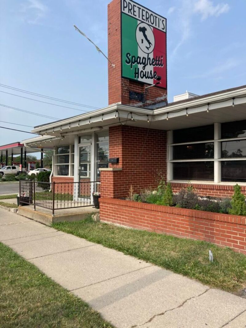 Preteroti’s Spaghetti House, Findlay Preteroti’s Spaghetti House, Findlay