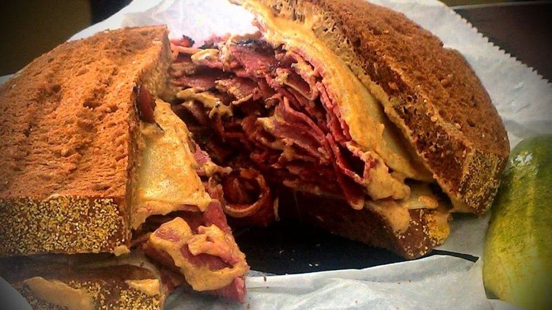 Rye bread and deli extras that shape the whole meal Rye bread and deli extras that shape the whole meal