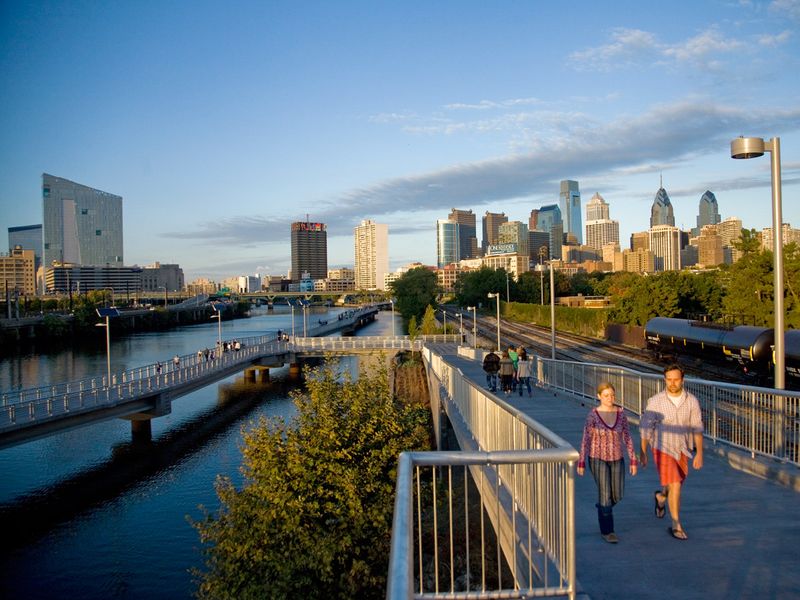 Schuylkill Banks Boardwalk, Philadelphia Schuylkill Banks Boardwalk, Philadelphia