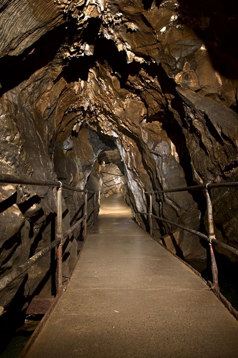 Slip Underground at Lost River Caverns Slip Underground at Lost River Caverns