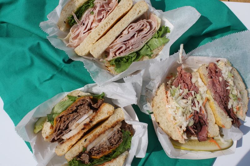 Stacked sandwiches that aim straight at the craving Stacked sandwiches that aim straight at the craving