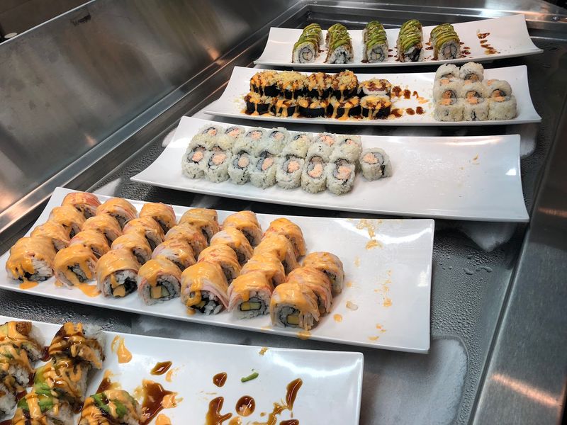 Sushi Selection for Buffet-Style Service Sushi Selection for Buffet-Style Service