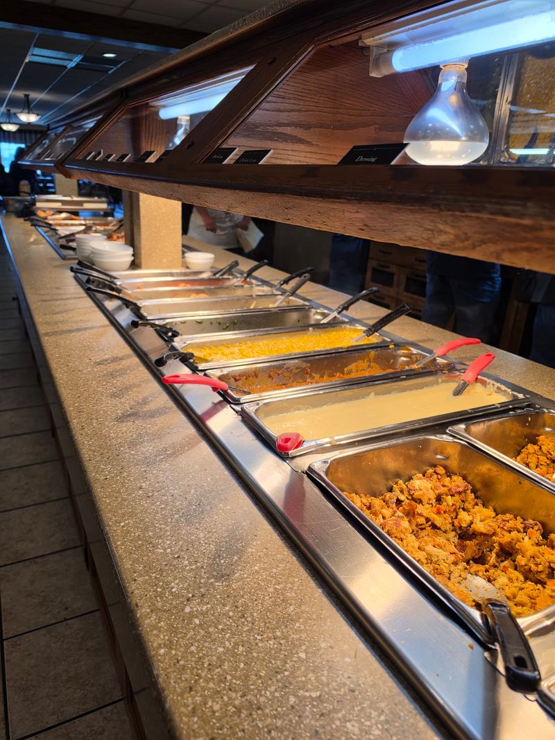 The Amish-style buffet remains the main attraction