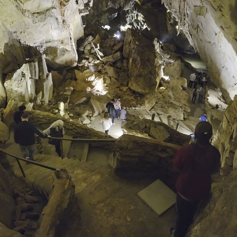 The Guided Tour Takes You Deep Into the Mountain