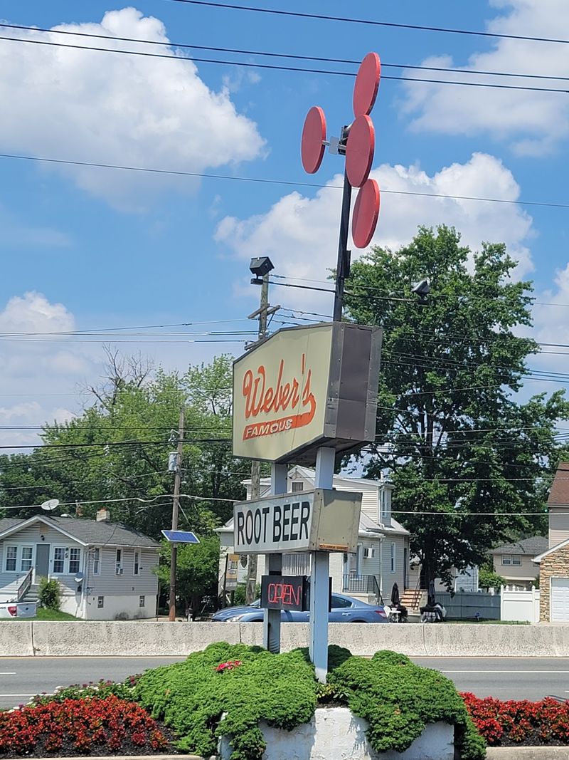 The Spinning Roadside Sign Sets the Retro Mood Before You Park