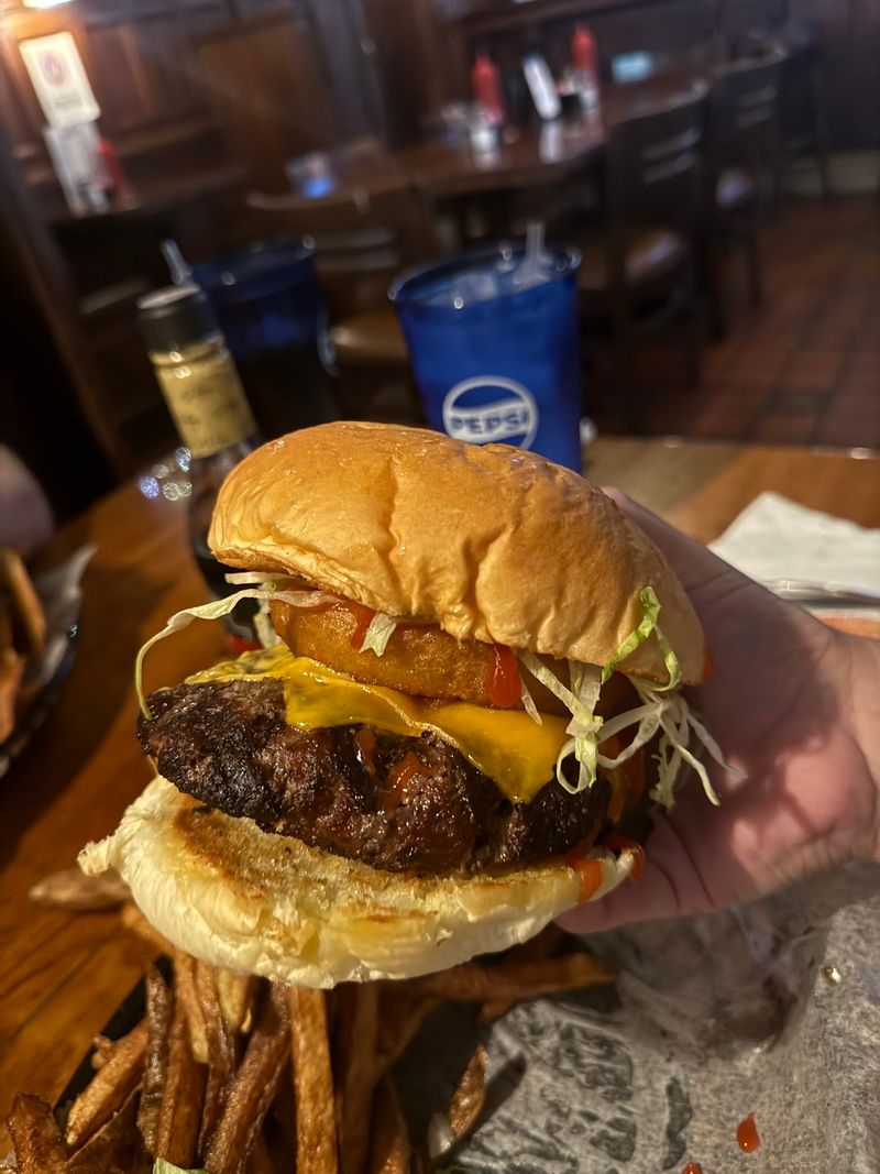 The giant cheeseburger that steals the show