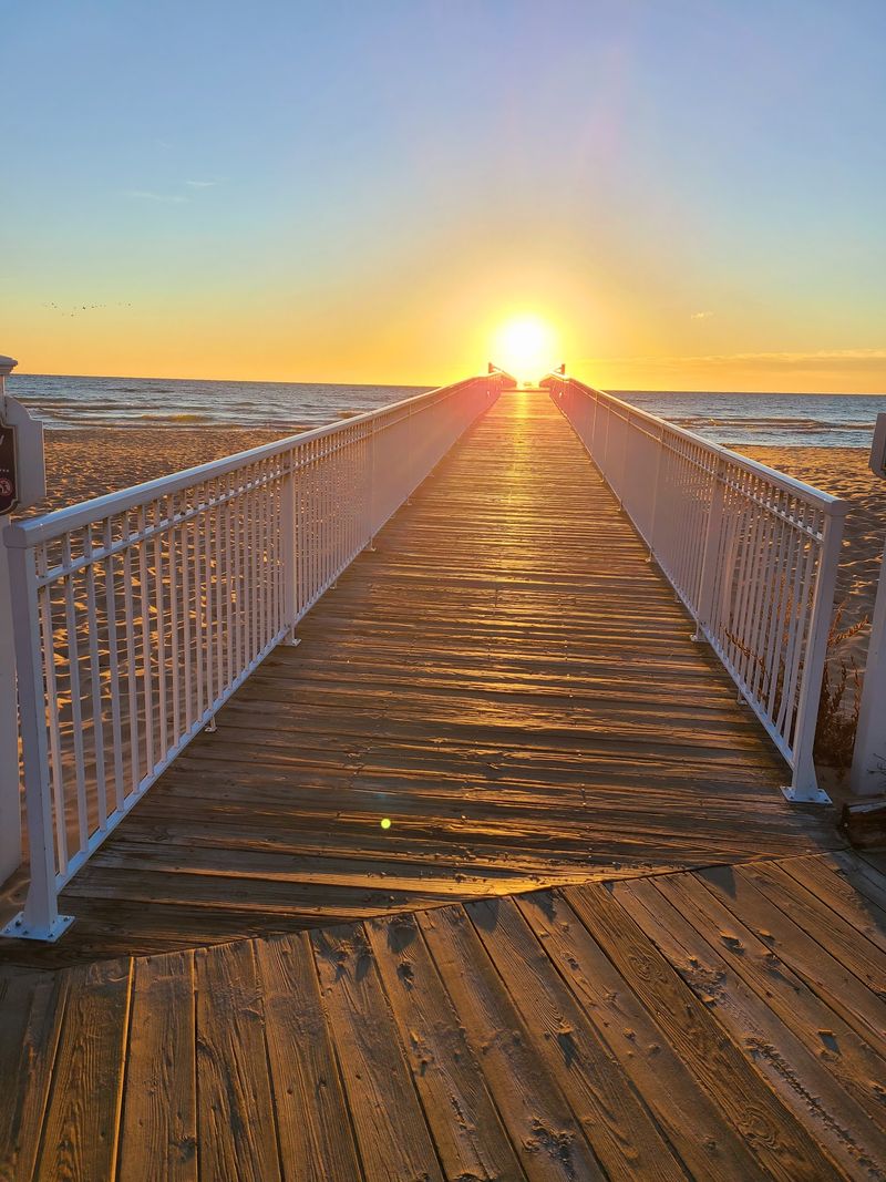 The pier and boardwalk steal the scene The pier and boardwalk steal the scene