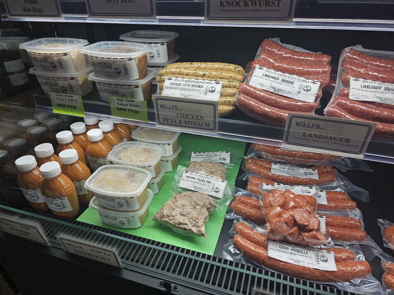 The sausage case is still the heart of the place The sausage case is still the heart of the place