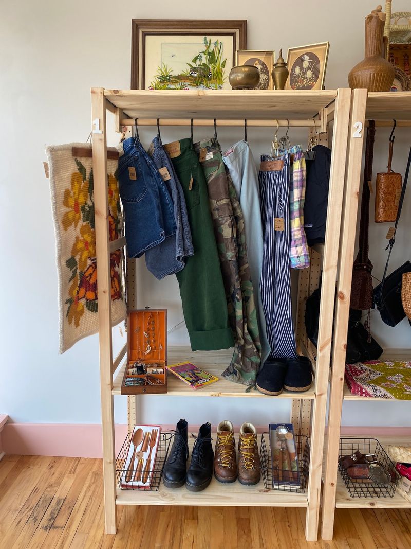 Vintage clothing with room for surprises