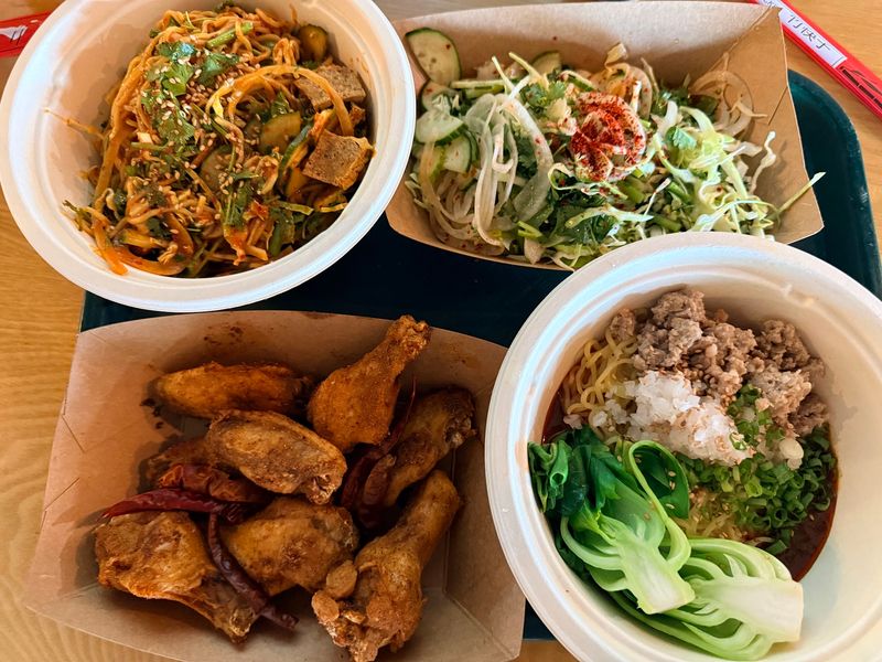 Wings, wontons, and other plates with serious range