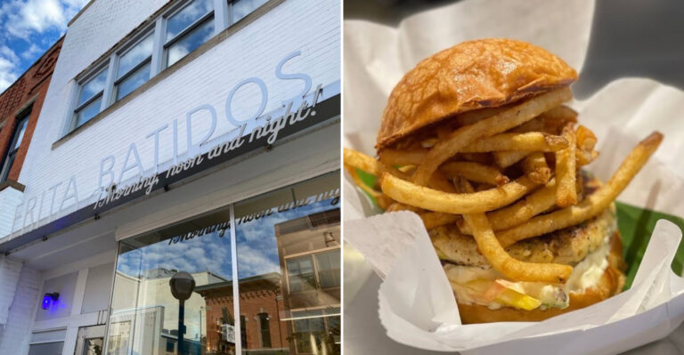 Come Hungry To This Michigan Restaurant Serving The Famous Cuban Frita Burger