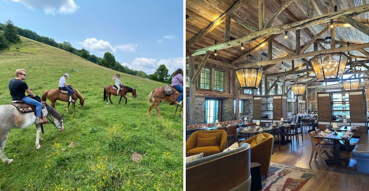 Escape To This North Carolina Ranch Where Mountain Views And Horseback Adventures Await