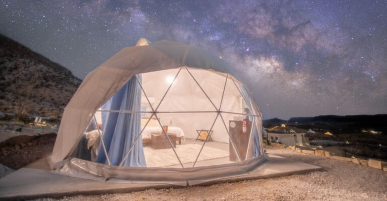 Forget Cabins—This Texas Resort Lets You Glamp Inside A Cave