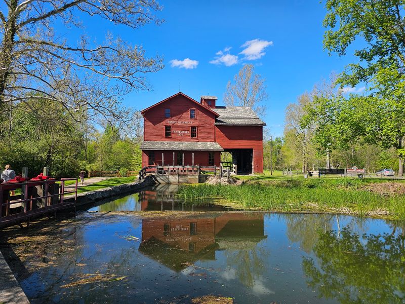 Where the Creek, Trees, and Mill Set the Scene Where the Creek, Trees, and Mill Set the Scene