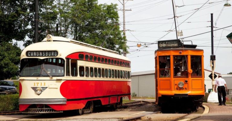 Kids Ride Free All Summer At This Century-Old Trolley Museum In Pennsylvania