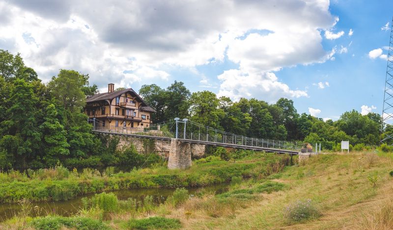 A Storybook House Carved Into the Bluff