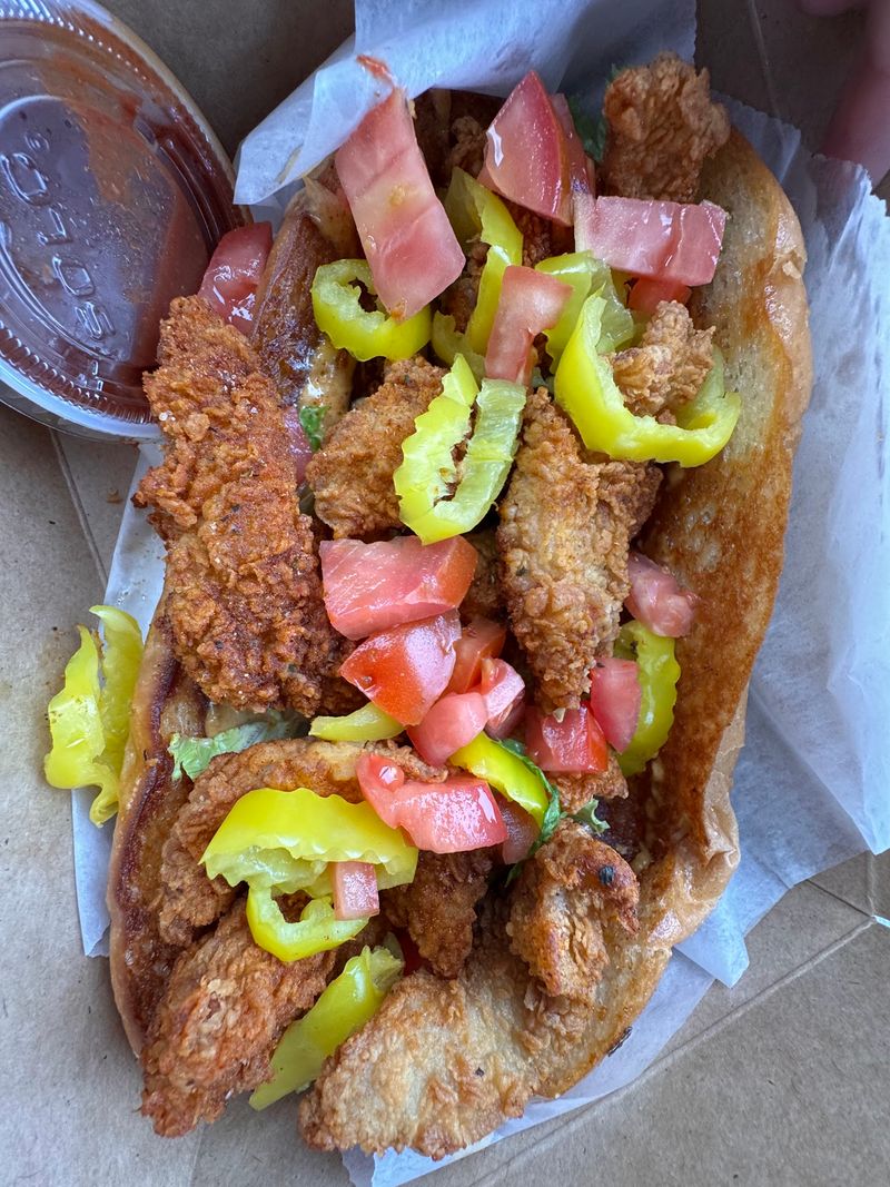 Bread, Crunch, and a Po' Boy Built for Two Hands Bread, Crunch, and a Po' Boy Built for Two Hands