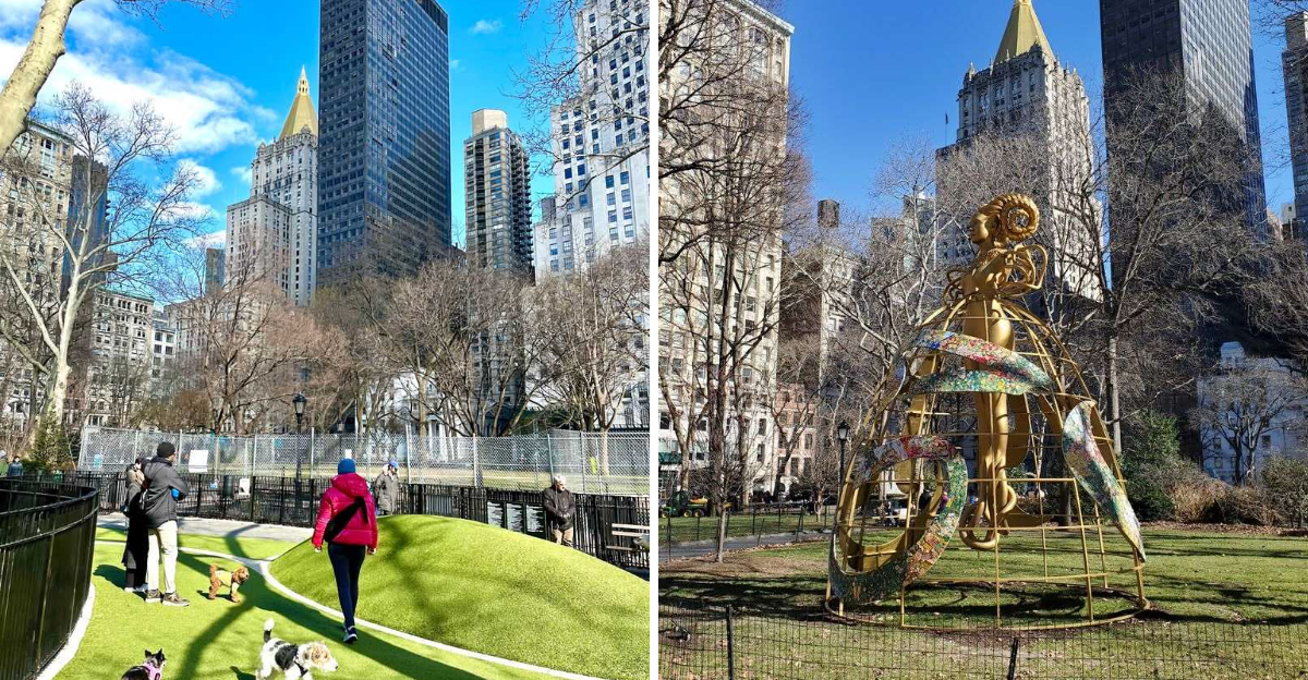 The Flatiron Building Makes This New York Park One Of Manhattan’s Most Beloved Gathering Spots