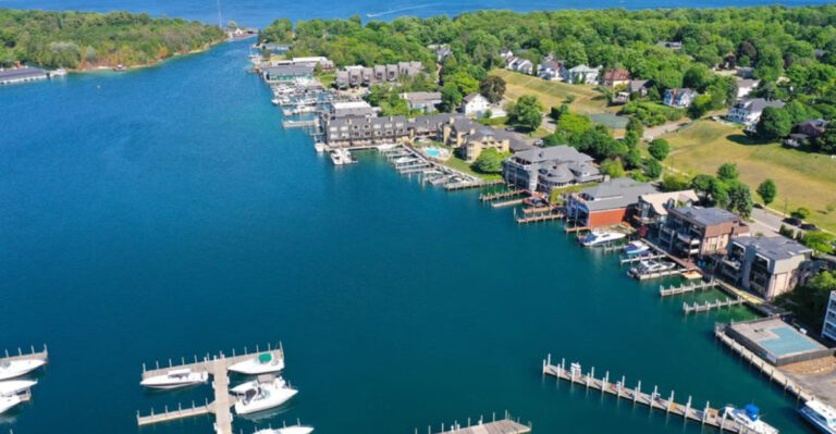 This Acclaimed Northern Michigan Marina Feels More Like A Floating Festival