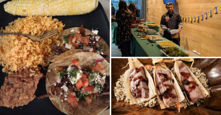 This Chicago Fry Bread Stand in Illinois Serves Indian Tacos Piled High With Slow-Cooked Beans