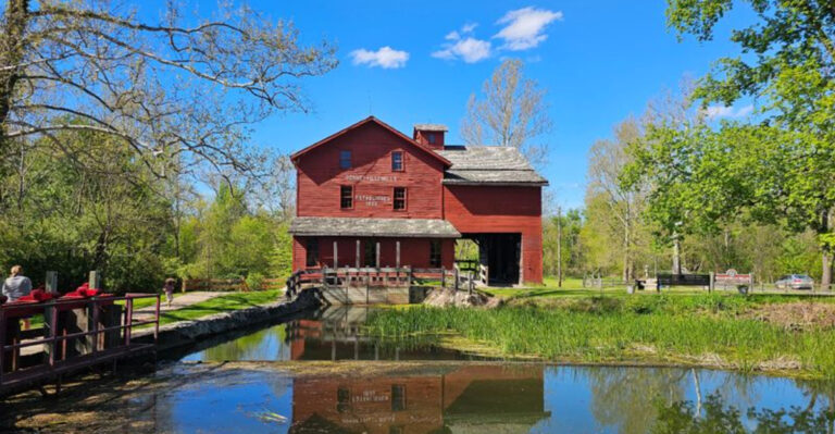 This Historic Indiana Mill Still Uses 19th-Century Machinery to Grind Fresh Flour